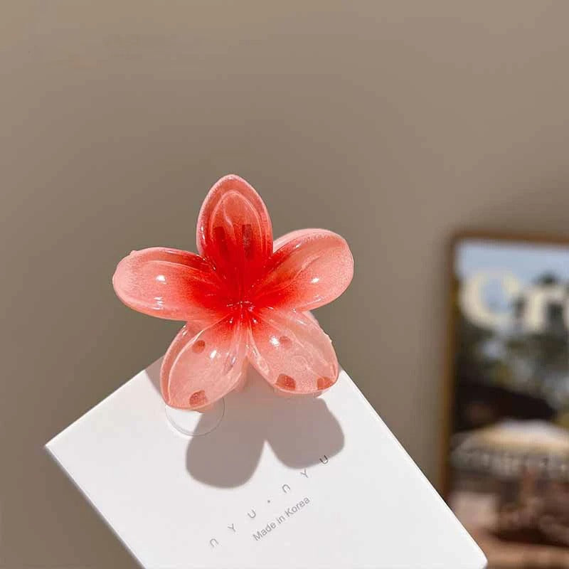 ALOHA BLOOM – Hawaiian Flower Haarclip im Farbverlauf