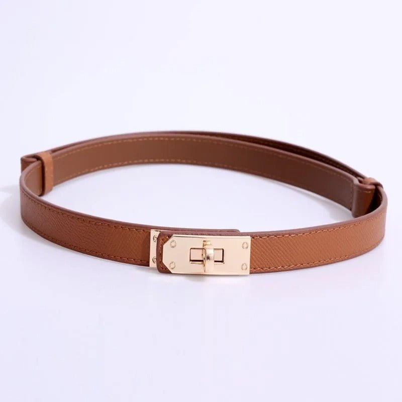 Léa Belt – Verstellbarer Taillengürtel aus PU-Leder