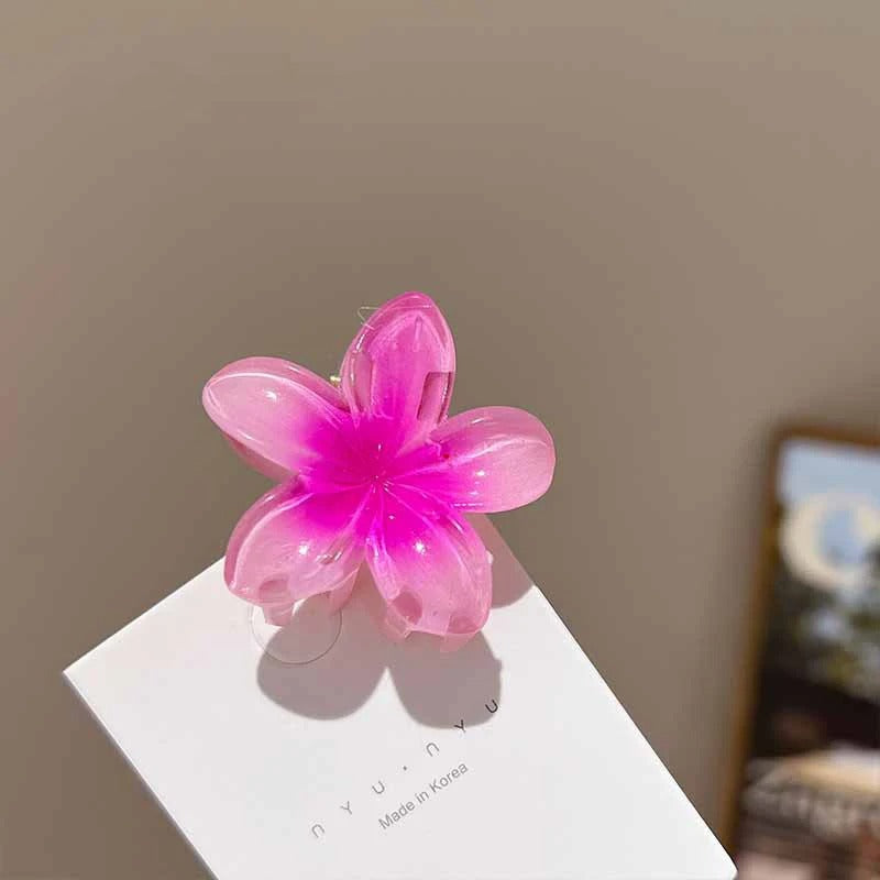 ALOHA BLOOM – Hawaiian Flower Haarclip im Farbverlauf