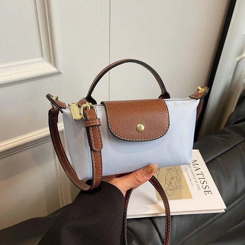 VINTA Lux – Retro Nylon Handtasche für Damen