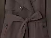 ZOYA Damen Trenchcoat – Zweireihiger Mantel im britischen Stil mit Gürtel