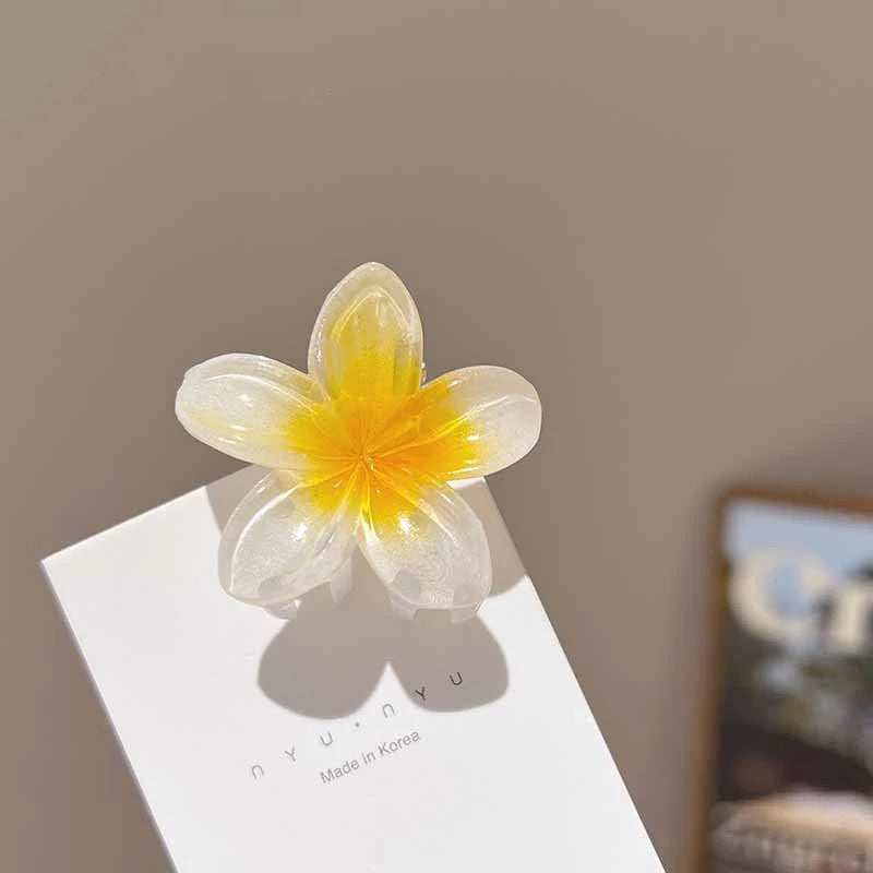 ALOHA BLOOM – Hawaiian Flower Haarclip im Farbverlauf