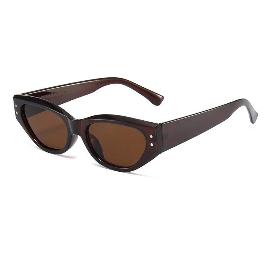 VINTA CAT – Retro Cat Eye Sonnenbrille mit Nieten-Detail
