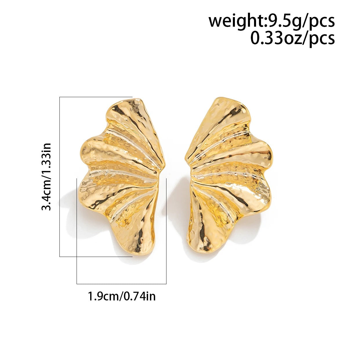 LYA Bloom – Geometrische Blumen-Ohrstecker im Vintage-Stil