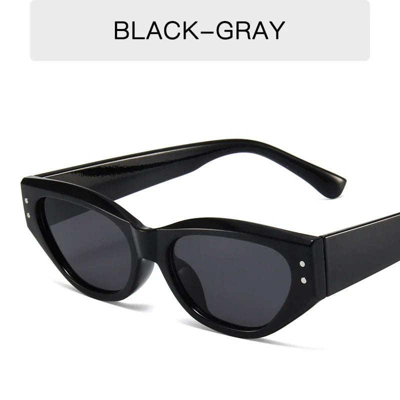 VINTA CAT – Retro Cat Eye Sonnenbrille mit Nieten-Detail