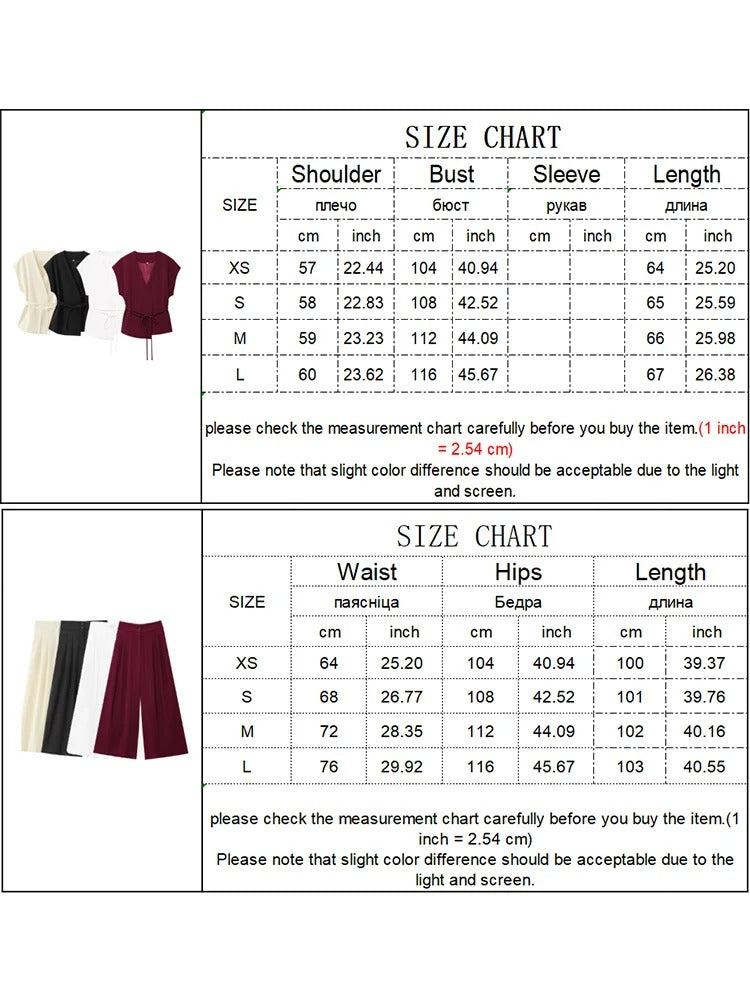 VANA Suit – 2-teiliges Damen Hosen-Set mit Gürtel