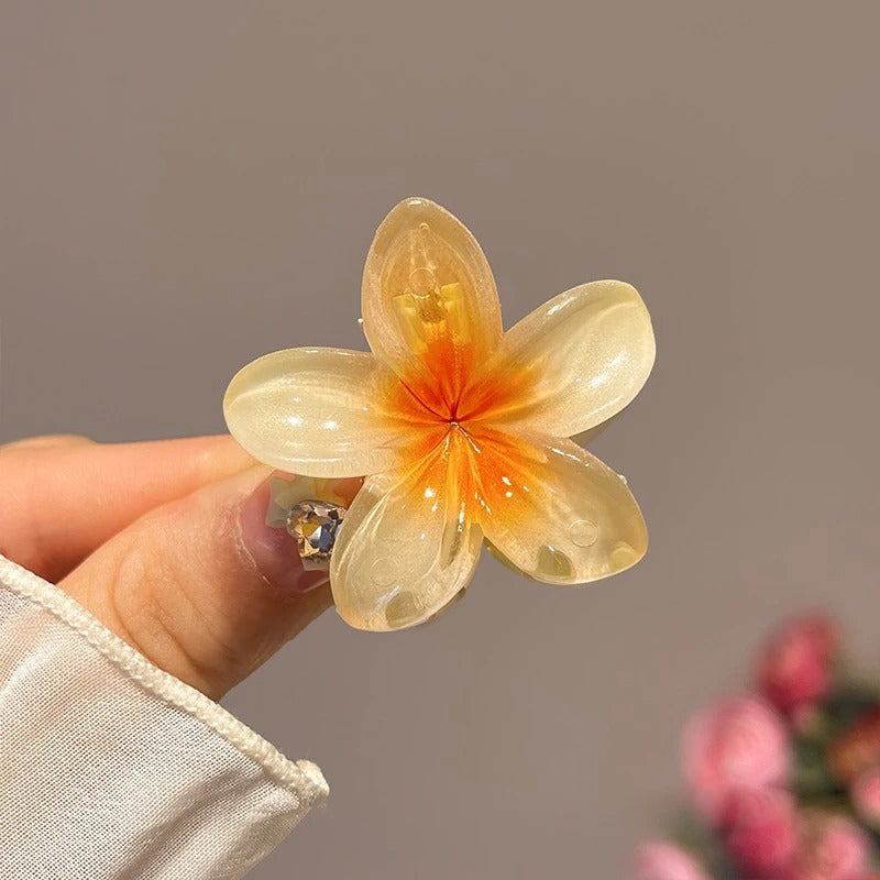 ALOHA BLOOM – Hawaiian Flower Haarclip im Farbverlauf