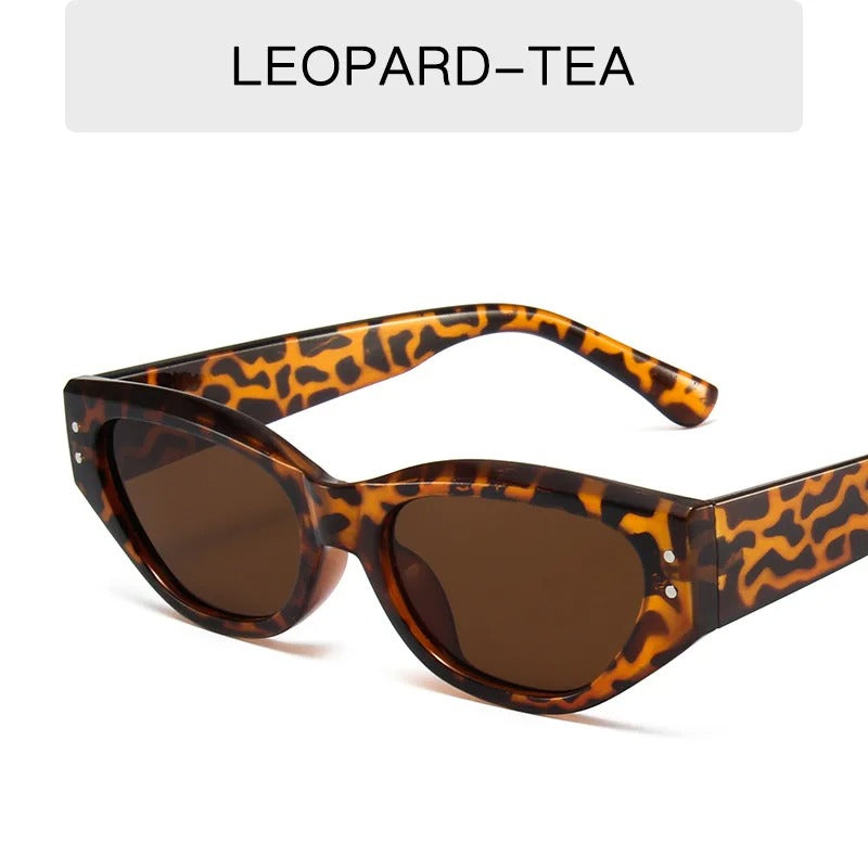 VINTA CAT – Retro Cat Eye Sonnenbrille mit Nieten-Detail