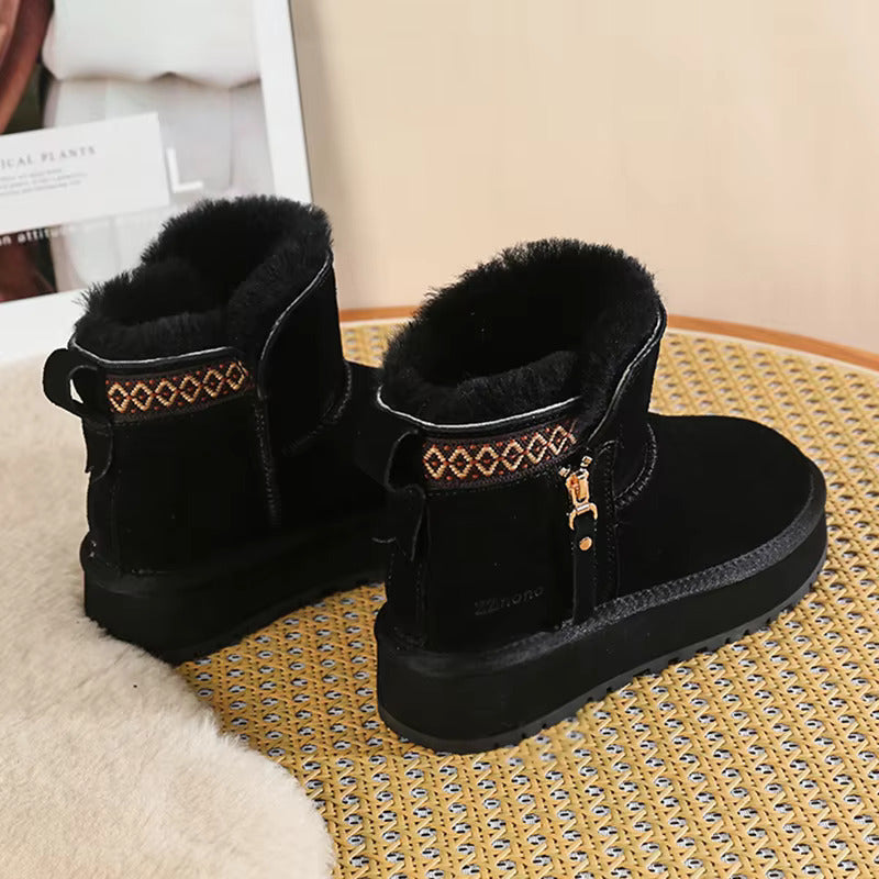 PlushStep high –  Anti-Rutsch Wollschuhe