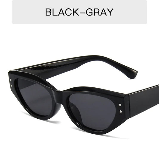 VINTA CAT – Retro Cat Eye Sonnenbrille mit Nieten-Detail