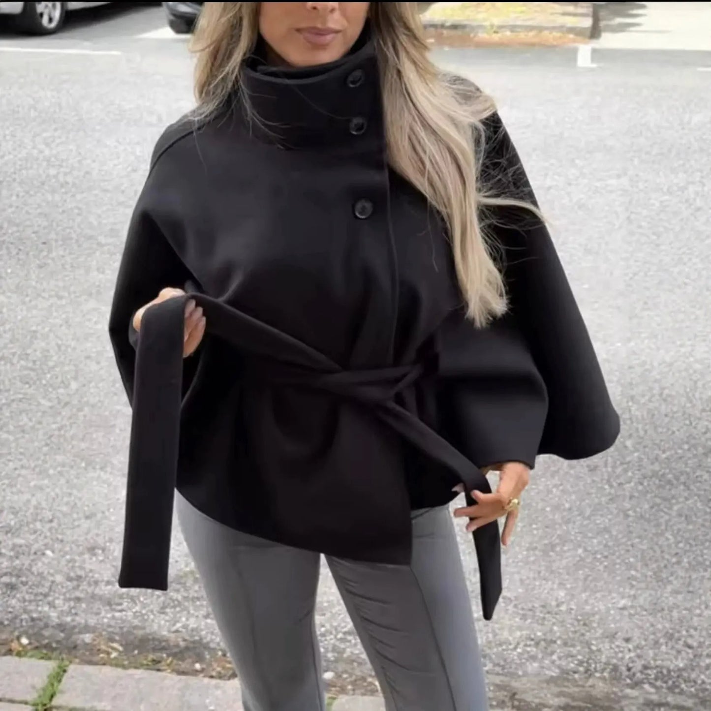 Frauen Poncho Mantel